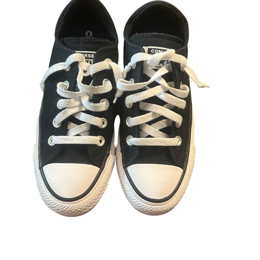 Converse Black and White Low Top Sneakers